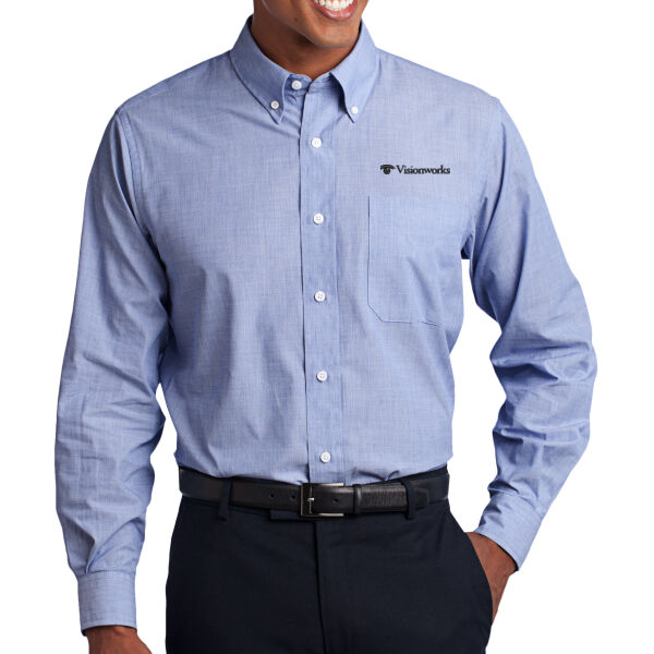   - Tall Crosshatch Easy Care Shirt Thumbnail